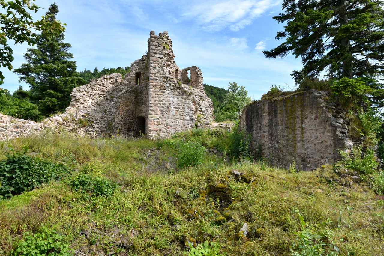 Heureusement, les ruines on été consolidées par le Conseil Général du Ht Rhin