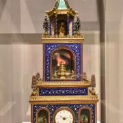 Horloge en forme de pavillon avec automate et boîte à musique-Dynastie Qing(1736-1795)