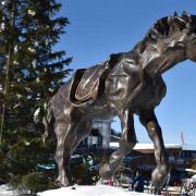 Horse saddled with Time de Salvador DALI - Original bronze sculpture