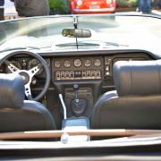 Intérieur de la Jaguar Type E Série 3 Roadster