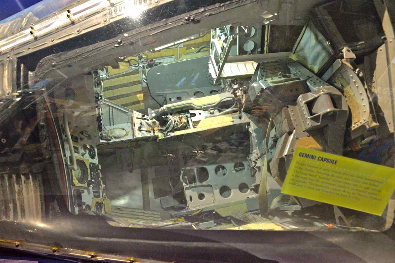 Interieur de la capsule Gemini
