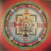 Kalachakra mandala, la roue du Temps représente 722 divinités