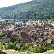 Kaysersberg vu depuis le donjon du château