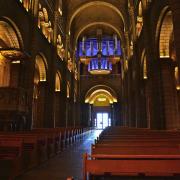 L a nef et le grand orgue de Boisseau  vus depuis le choeur