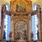 L'autel baroque du choeur