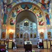 L'église vue depuis le narthex (vestibule)