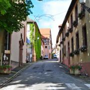 L'entrée du village par la rue du Schlossberg