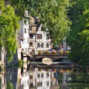 L'Ill et le pont des Faisans