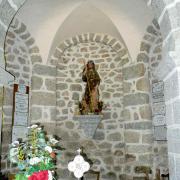 L'intérieur de la chapelle  Saint Roch