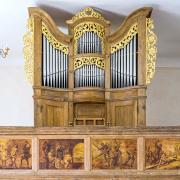 L'orgue, de A.J. Pottier, est le plus ancien de  la région de Brisgau(1758)