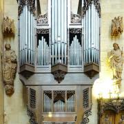 L'orgue de Choeur construit en 1975 par Curt Schwenkedel 