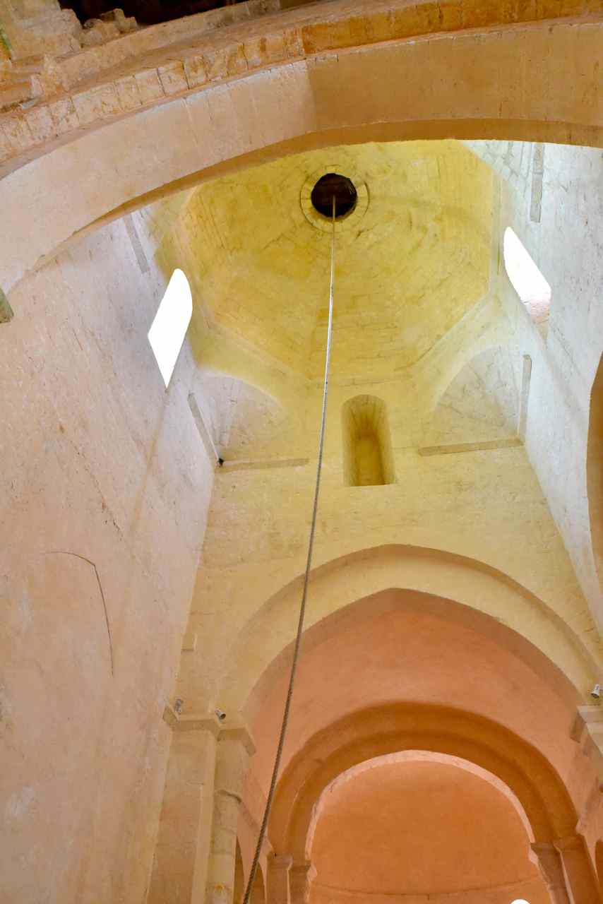 La coupole du clocher bâti sur l'ancien transept