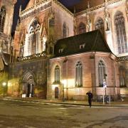 La façade sud de la collégiale saint Martin