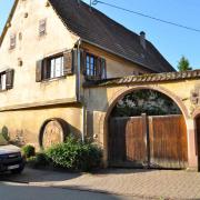 La Grange Beranger, sur la façade..