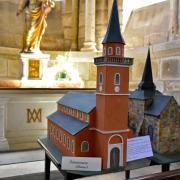 ...la maquette de l'église St Léonard de Dannemarie en Alsace