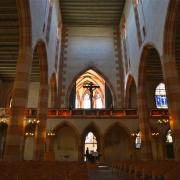 La nef  de 1292 était l'ancienne église protestante et le jubé.