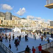 La patinoire de la piscine