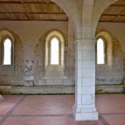 La salle capitulaire vue de l'entrée