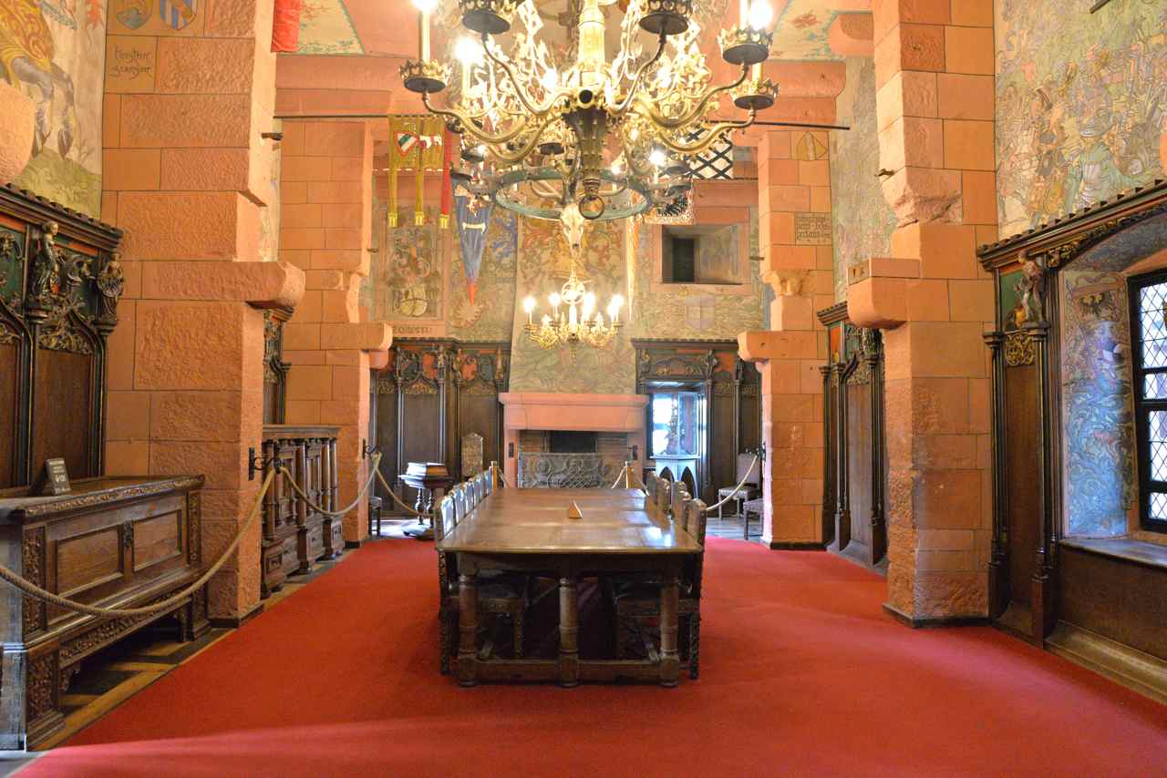 La salle de banquet  du Kaiser Guillaume II