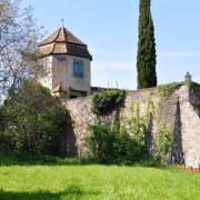 La tour de guet et les remparts nord de la ville