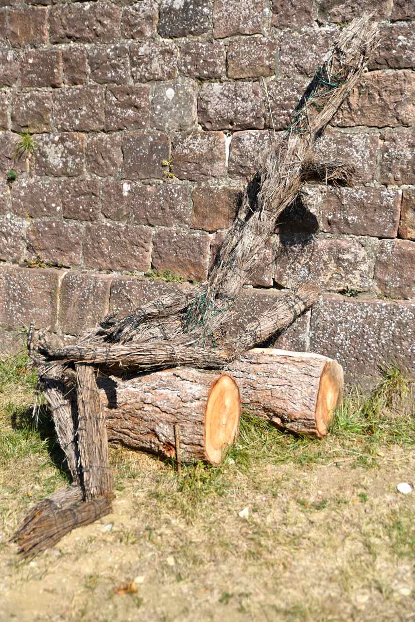 La visite du festival de Land Art est terminée, je me repose.