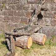 La visite du festival de Land Art est terminée, je me repose.