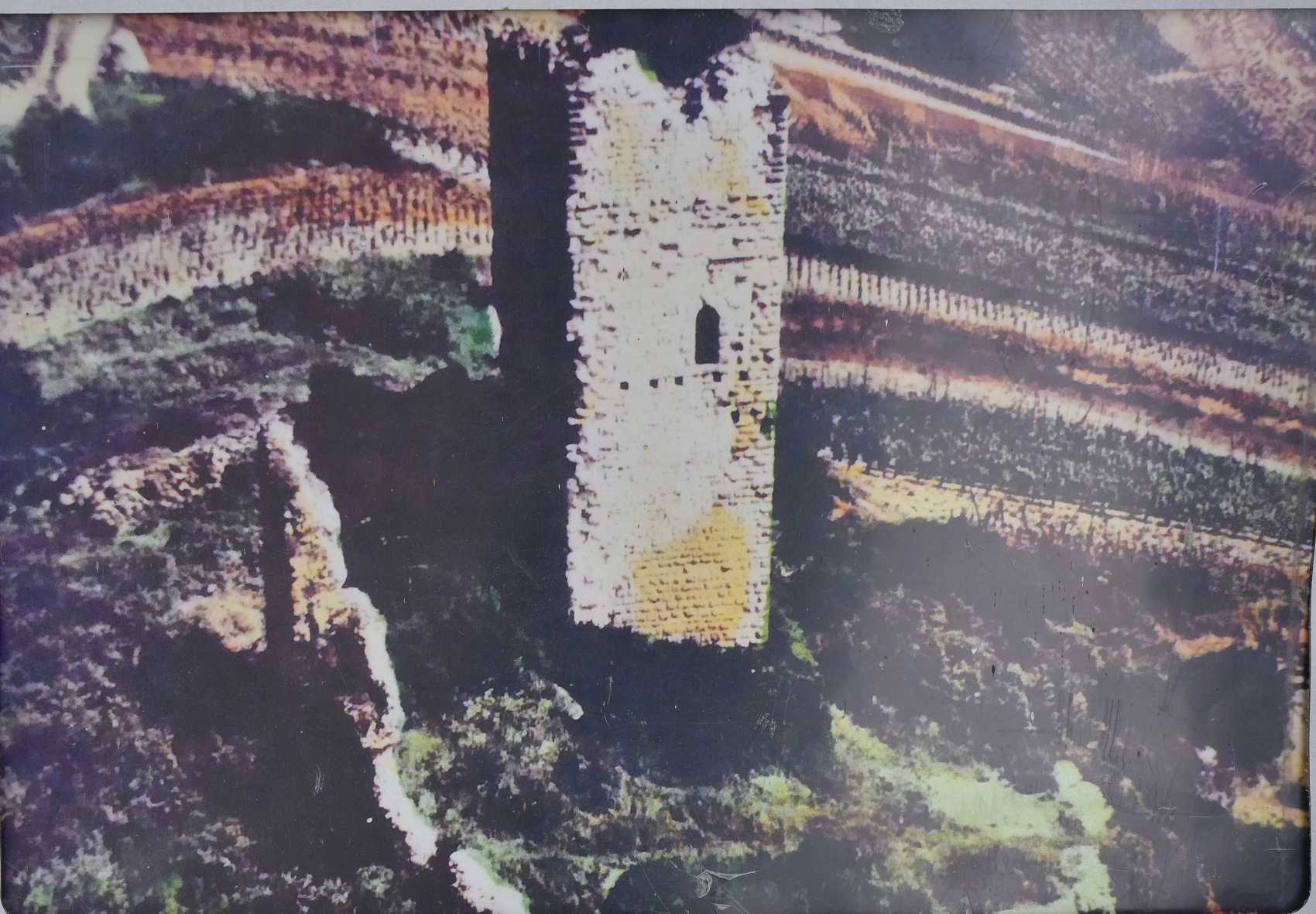 Le château  du Wineck, en 1962,, avant sa restauration...