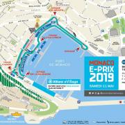Le circuit  de la course électrique de Monaco