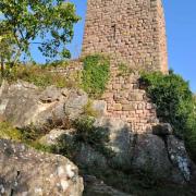 Le donjon du Weckmund bâti au XII° siècle