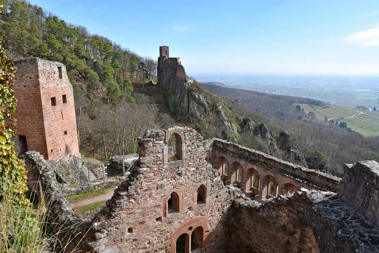 Le château du Gierstein vu depuis le St Ulric