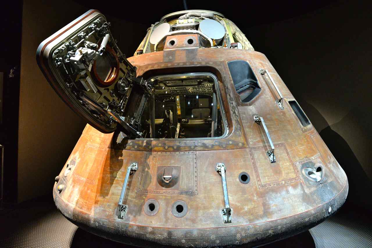 Le module de commande Kitty Hawk de la mission Apollo 