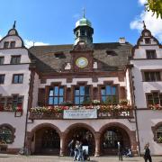 Le nouvel hôtel de ville de Fribourg, Allemagne, a été construit entre 1896 et 1901
