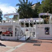 Le stand Malboro, sponsor de Ferrari