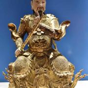 Le vénérable des Neuf Cieux-Bronze doré taoïste- Dynastie Qing(1644-1911)