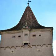 Les blasons des Hohenstaufen sur la tour du Lion