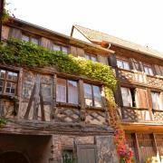 Les colombages des maisons de la cour Fastinger