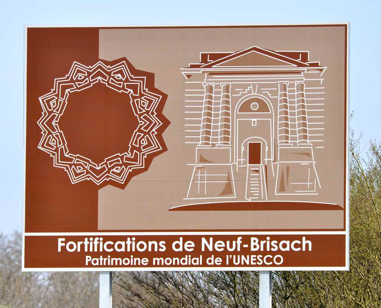 Les fortifications de Neuf-Brisach sont classées au patrimoine mondial de l'Humanité