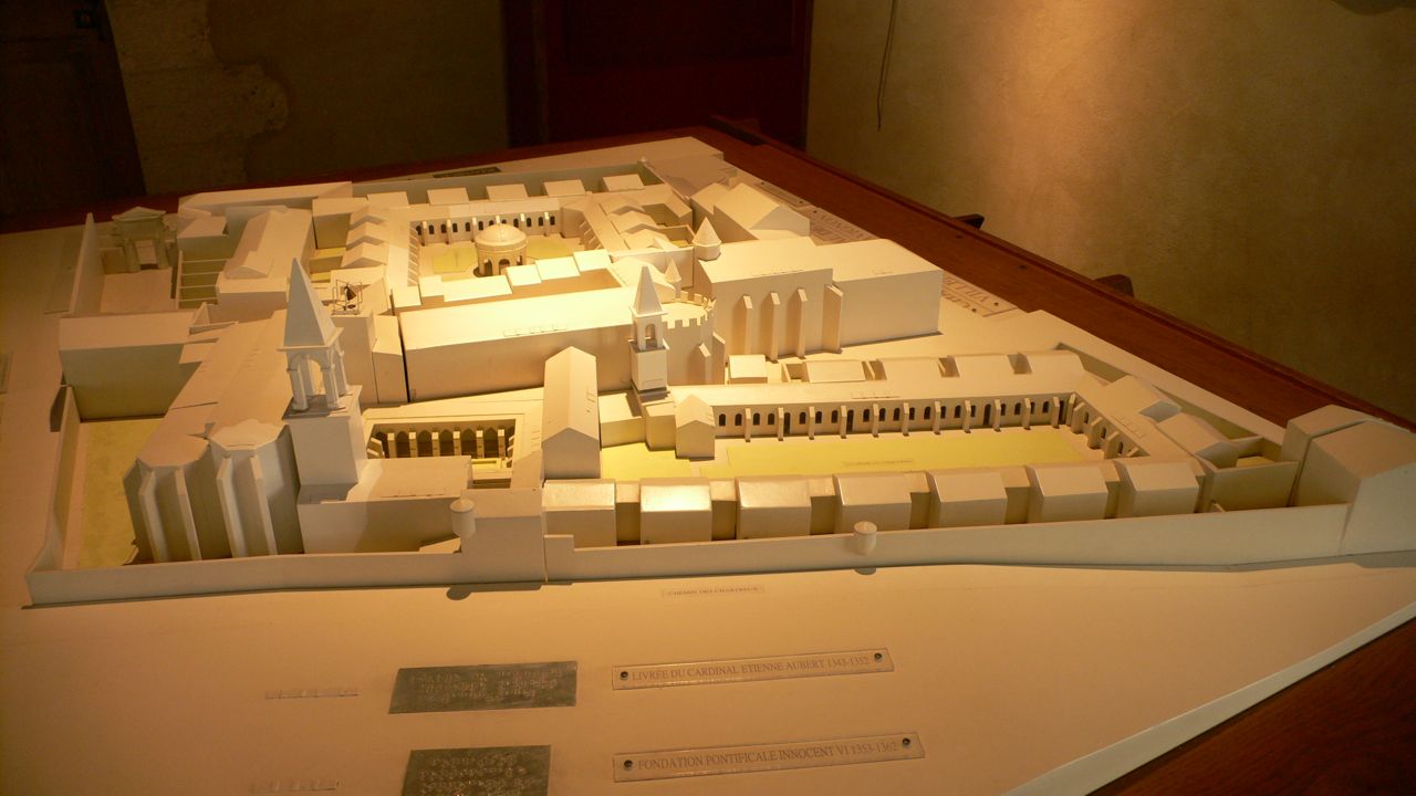 Maquette de la Charteuse Notre Dame du Val de Bénédiction