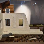 Maquette du radier exposée dans le musée de la Corderie Royale