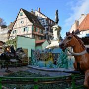 Marché de Noël des enfants, place des Six Montagnes Noires