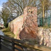 Mur de fondation de l'ancien château des Habsbourg