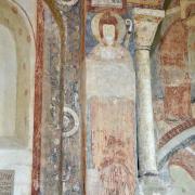 On retrouve des influences bysantines dans ces fresques