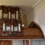 Orgue datant de 1765 dû aux facteurs d'orgue alsaciens L.Dubois et J.Besançon