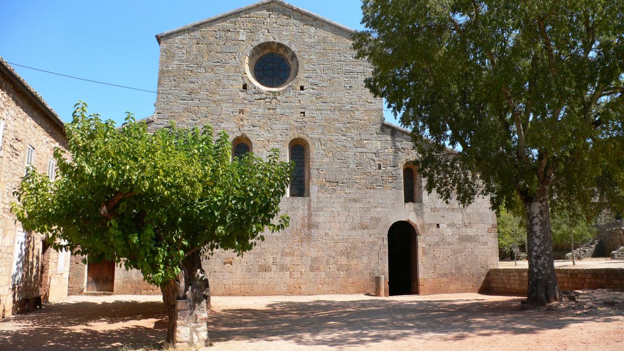 Façade occidentale de l'église abbatiale.