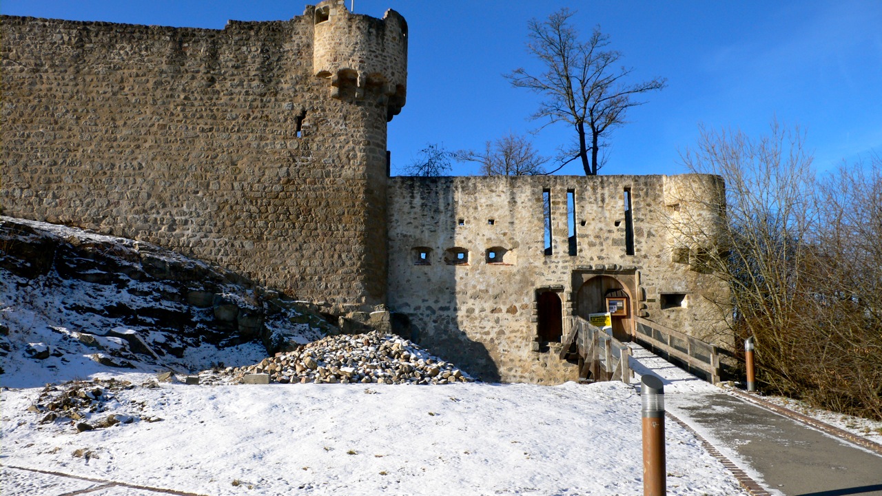 Wintzenheim, château du Hohlandsbourg du XIII° siècle