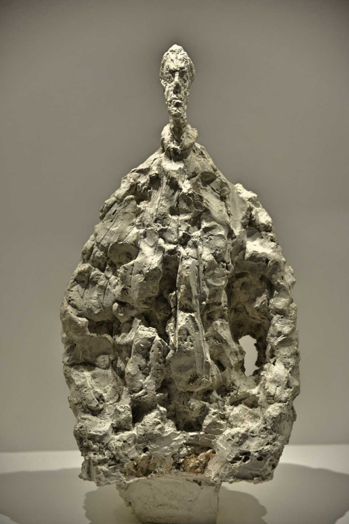 Petit buste d'homme au chandail-plâtre 1954