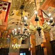 Plafond et peintures de la salle de banquet de l'Empereur Guillaume II
