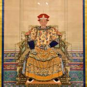 Portrait de l'empereur Kangxi en robe de cérémonie (1662-1722)