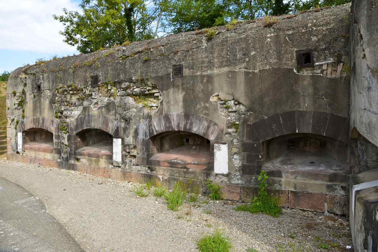 Près de la porte de Colmar, les bunkers de la seconde guerre mondiale