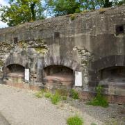 Près de la porte de Colmar, les bunkers de la seconde guerre mondiale